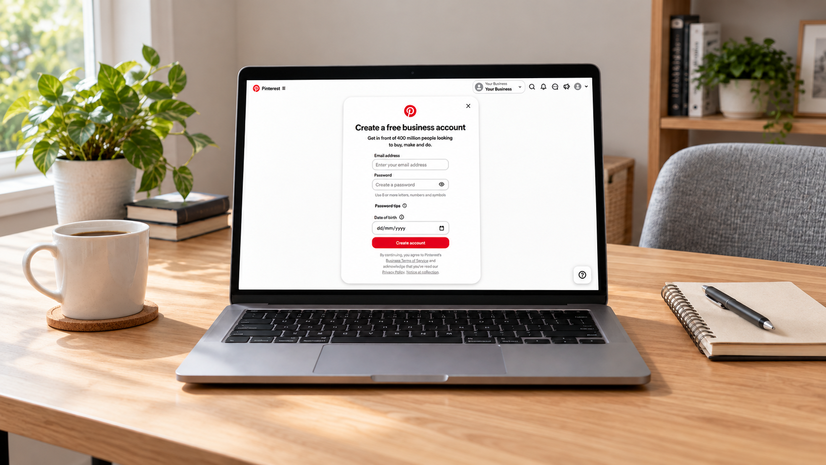 How to set up a Pinterest business account